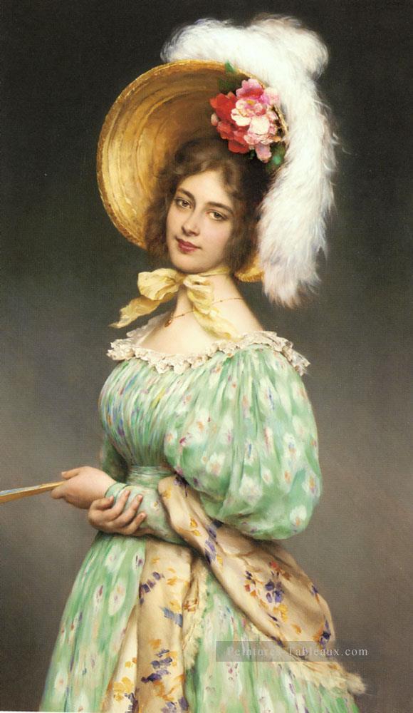 Musette dame Eugène de Blaas Peintures à l'huile